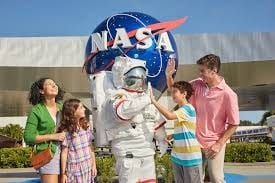 Kennedy Space Center round trip (4 astronaut minimum)